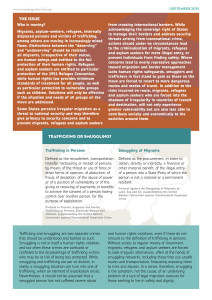 North Africa Mixed Migration Task Force Key Messages Human Trafficking and Smuggling2